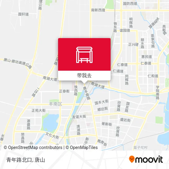 青年路北口地图