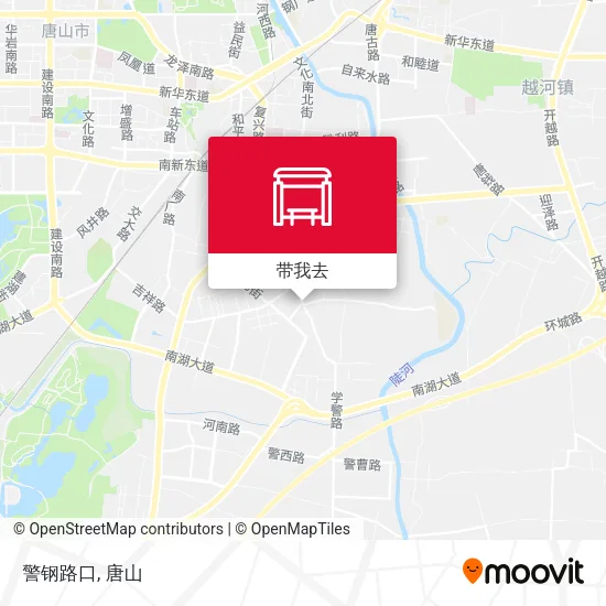 警钢路口地图
