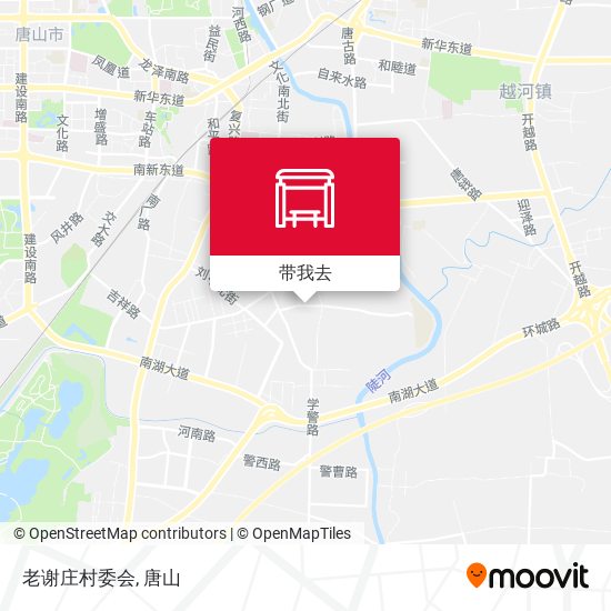 老谢庄村委会地图