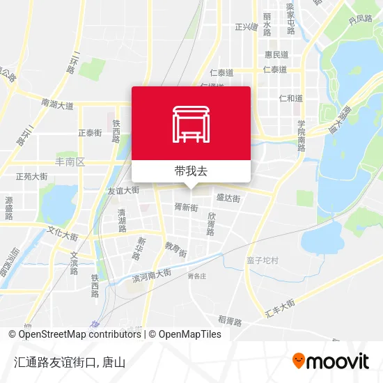 汇通路友谊街口地图
