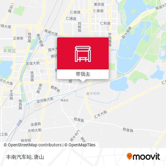 丰南汽车站地图