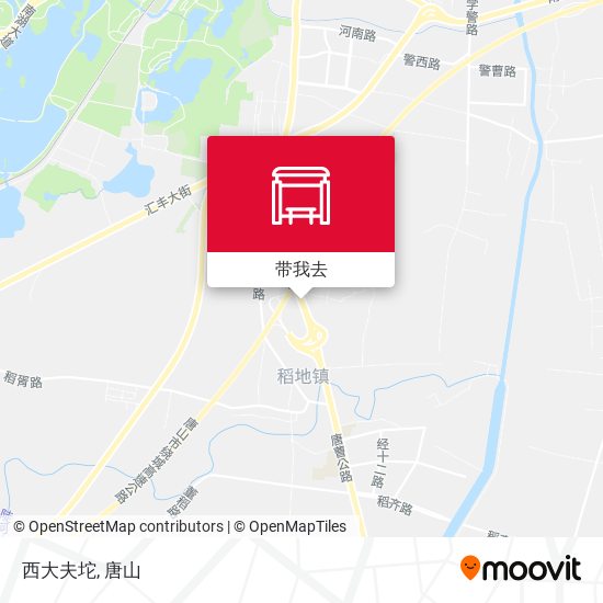 西大夫坨地图