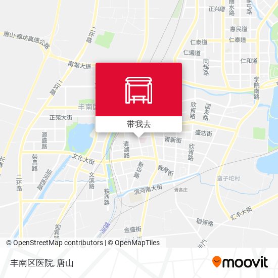 丰南区医院地图