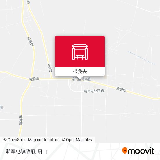 新军屯镇政府地图