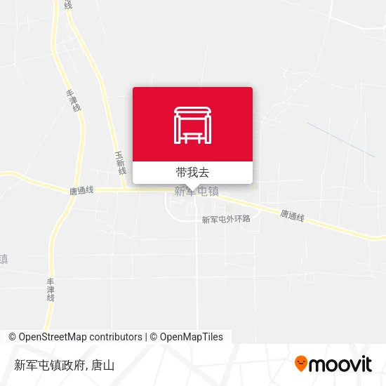 新军屯镇政府地图