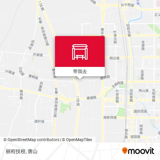 丽程技校地图