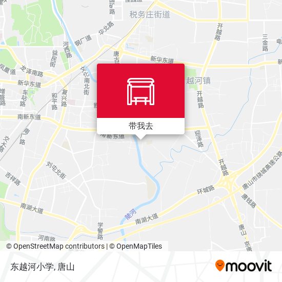 东越河小学地图