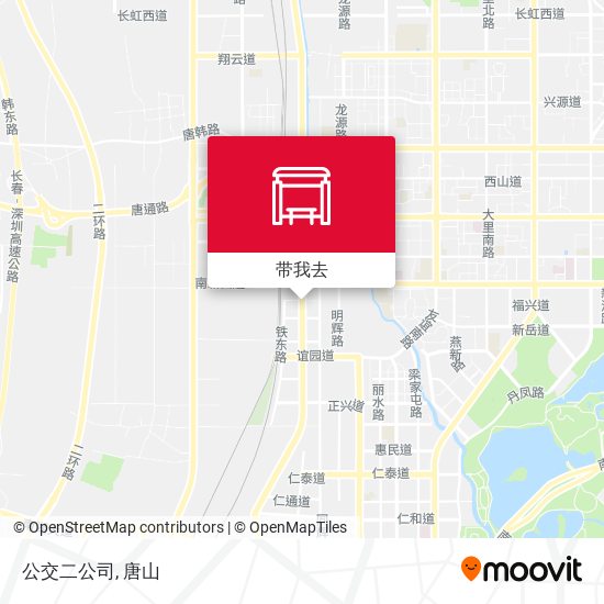 公交二公司地图