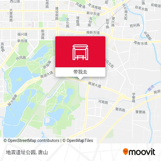 地震遗址公园地图