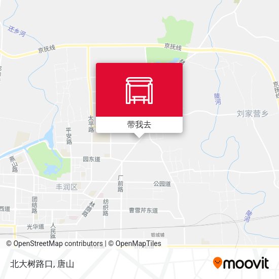 北大树路口地图