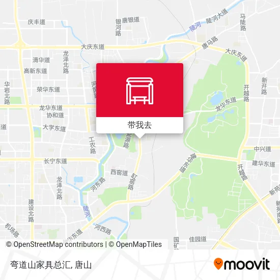 弯道山家具总汇地图