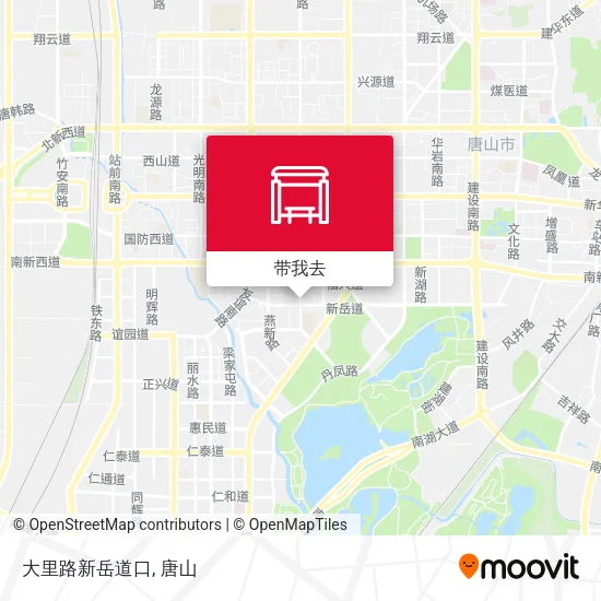 大里路新岳道口地图