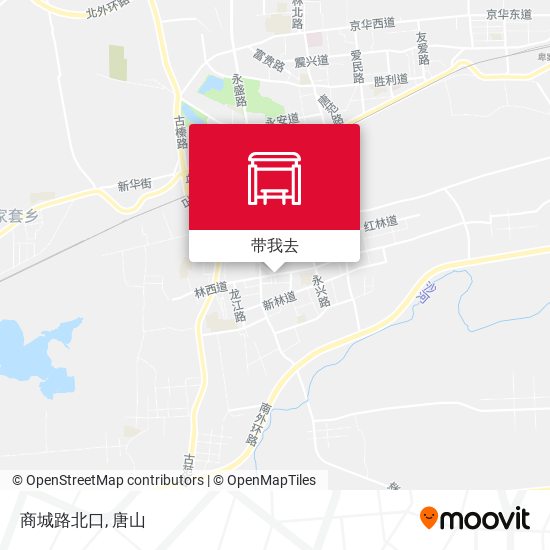 商城路北口地图