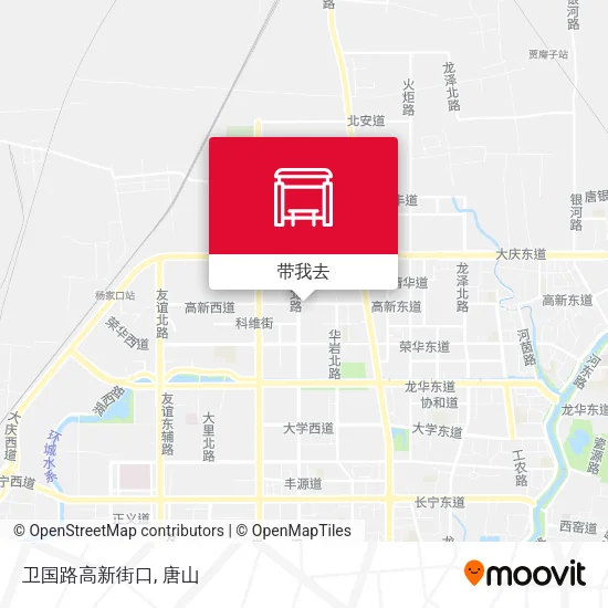 卫国路高新街口地图