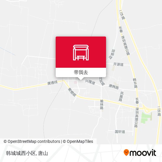 韩城城西小区地图