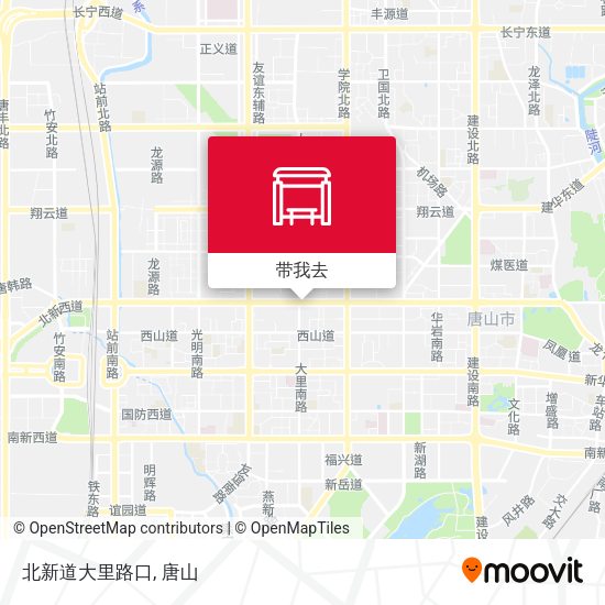 北新道大里路口地图