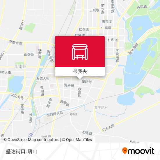 盛达街口地图