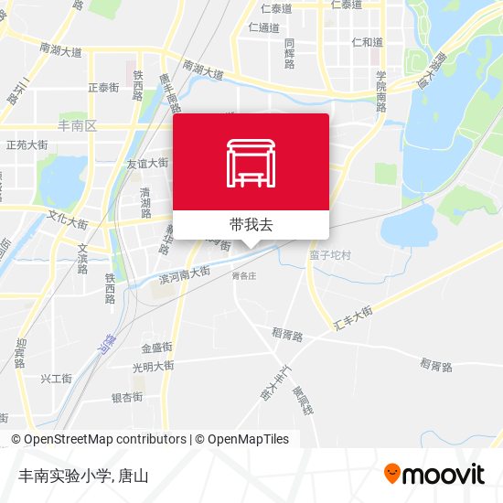 丰南实验小学地图