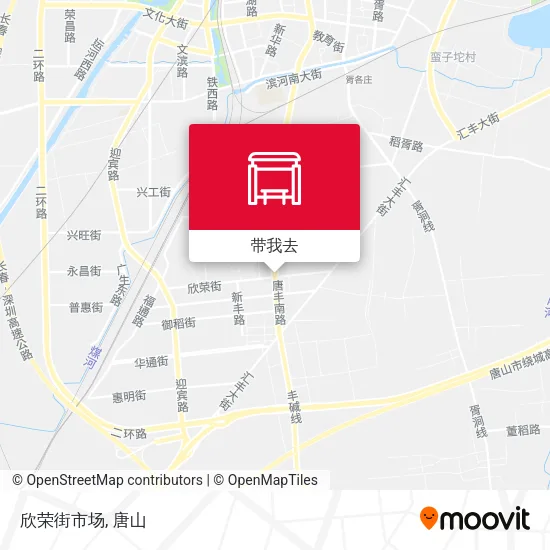 欣荣街市场地图