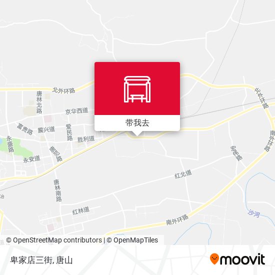 卑家店三街地图