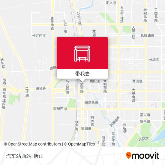 汽车站西站地图