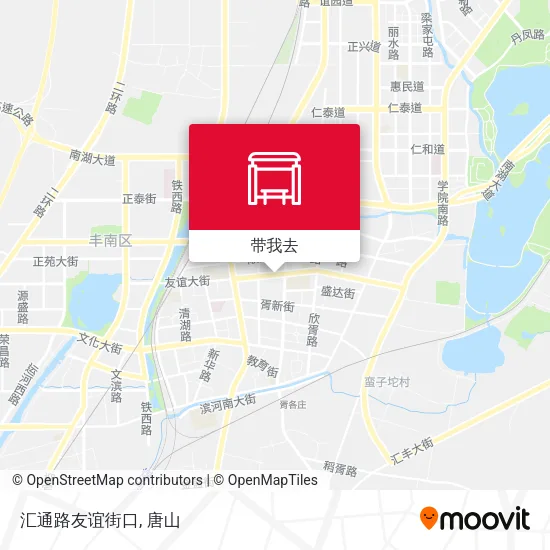 汇通路友谊街口地图