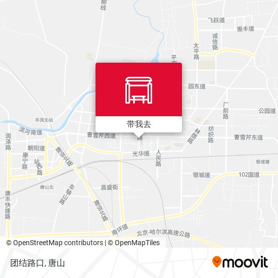 团结路口地图