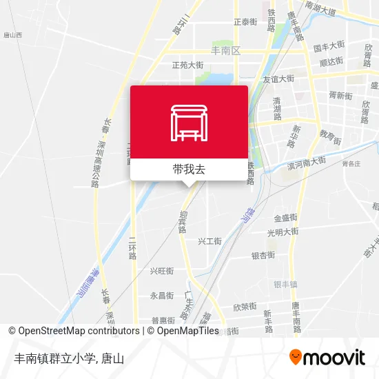 丰南镇群立小学地图