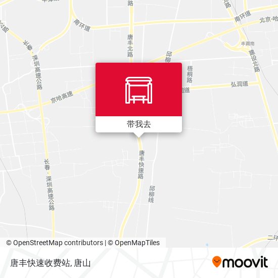 唐丰快速收费站地图