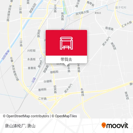 唐山涤纶厂地图