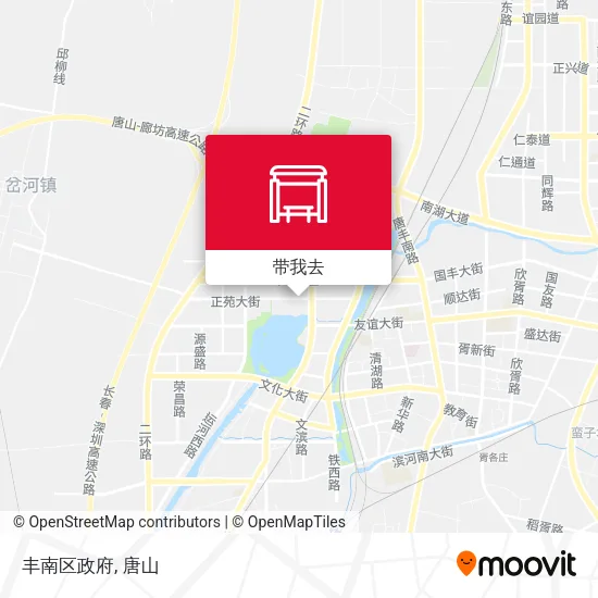 丰南区政府地图