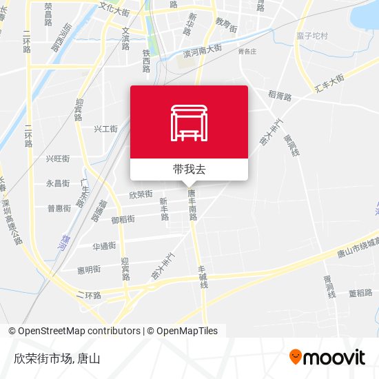 欣荣街市场地图