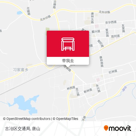 古冶区交通局地图