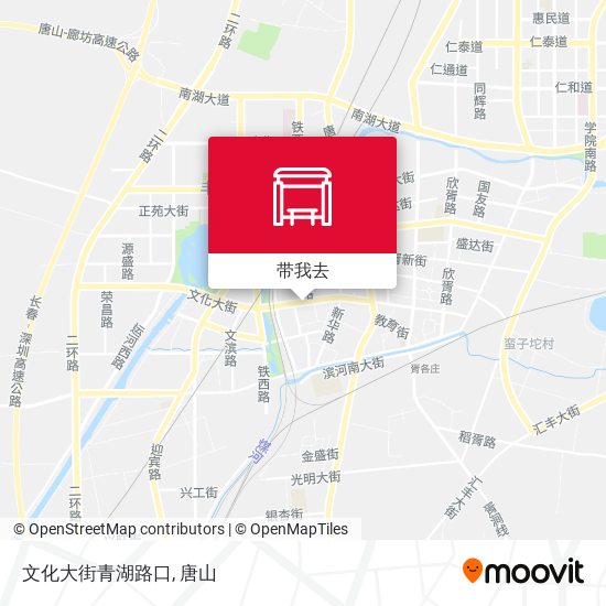 文化大街青湖路口地图