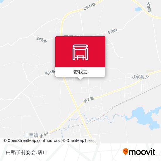 白稻子村委会地图