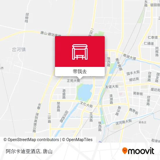 阿尔卡迪亚酒店地图