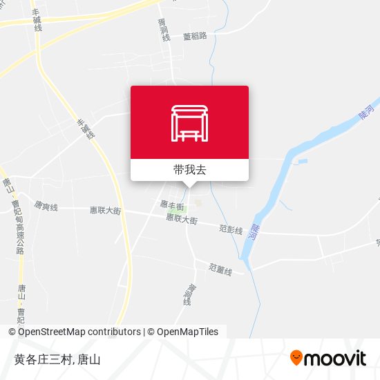 黄各庄三村地图