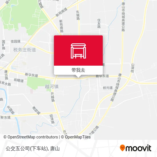 公交五公司(下车站)地图