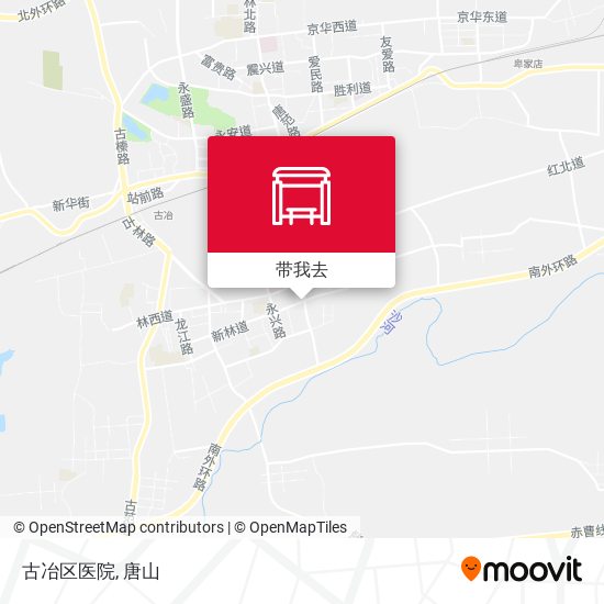 古冶区医院地图