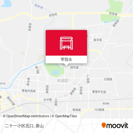 二十一小区北口地图