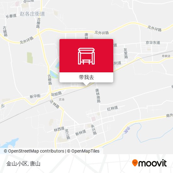 金山小区地图