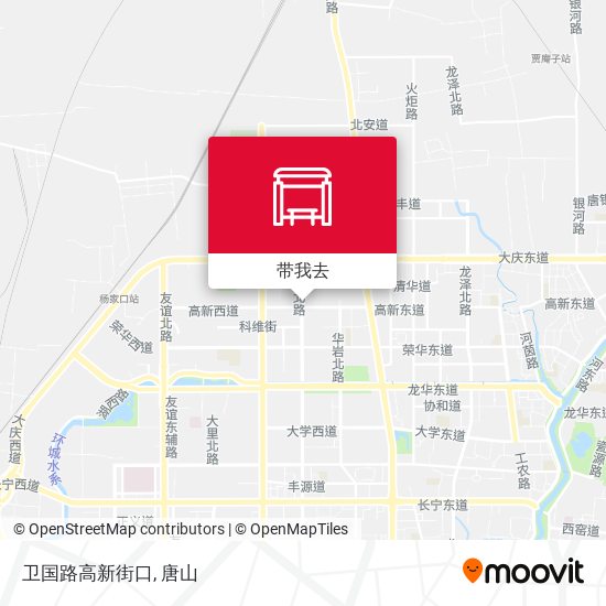 卫国路高新街口地图