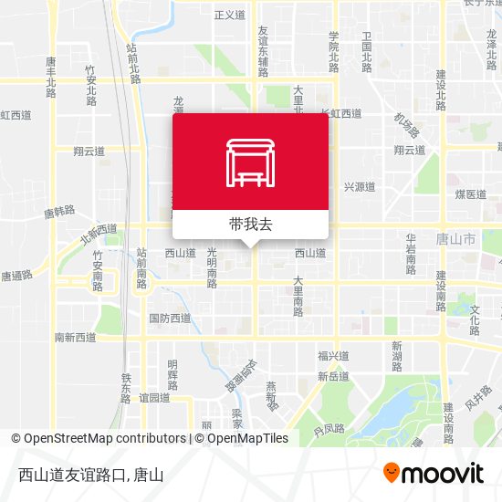 西山道友谊路口地图