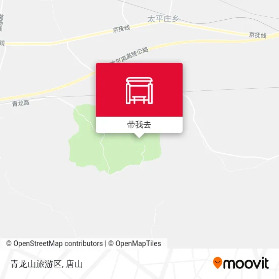 青龙山旅游区地图