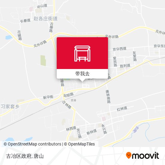 古冶区政府地图