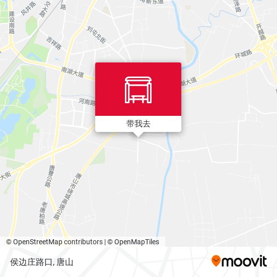 侯边庄路口地图