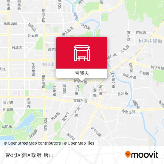 路北区委区政府地图