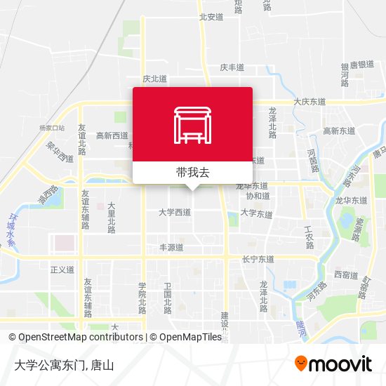 大学公寓东门地图