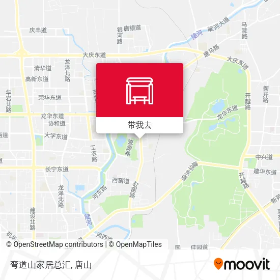 弯道山家居总汇地图