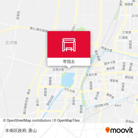 丰南区政府地图
